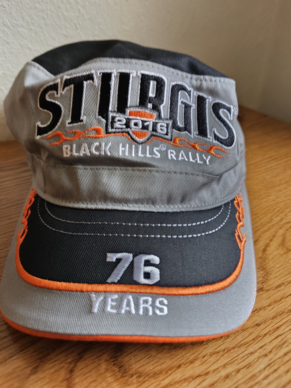 Sturgis 2016 Black Hills Rally Hat Cap Baseball 76 Years NWOT Never Worn Adult